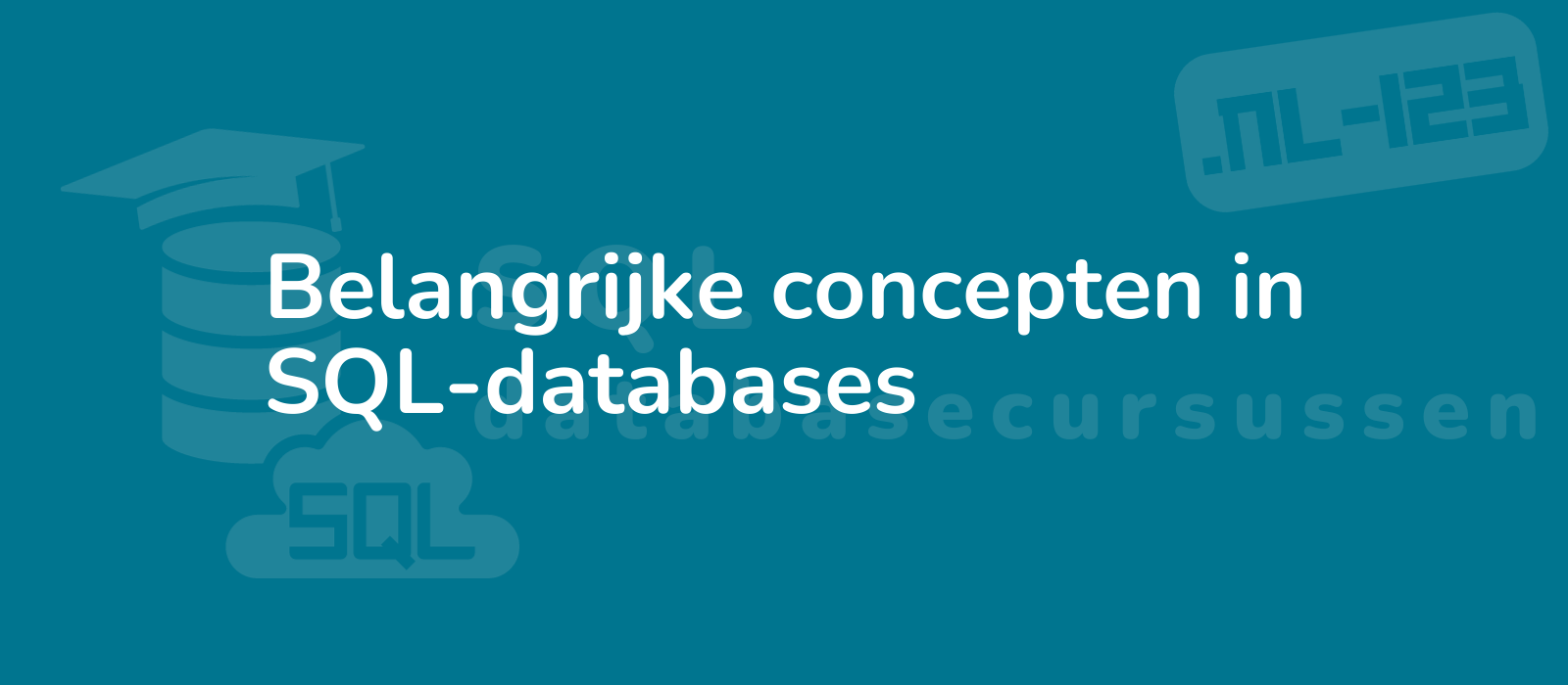 abstract representation of sql databases with colorful geometric shapes and lines demonstrating key concepts minimalistic design