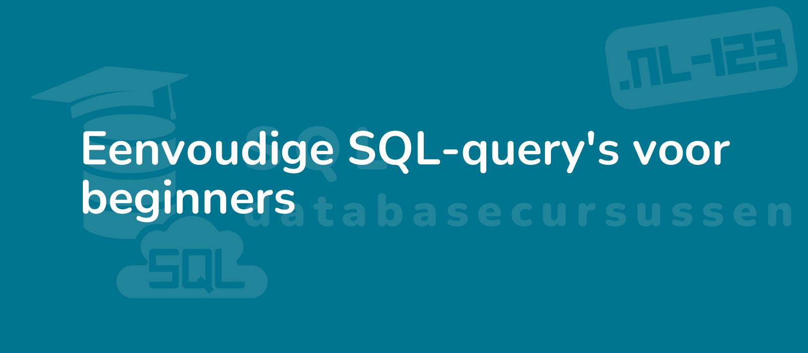 simple sql queries displayed on a computer screen perfect for beginners with a clean and minimalistic background